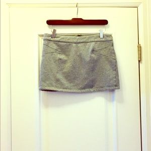 Grey mini skirt